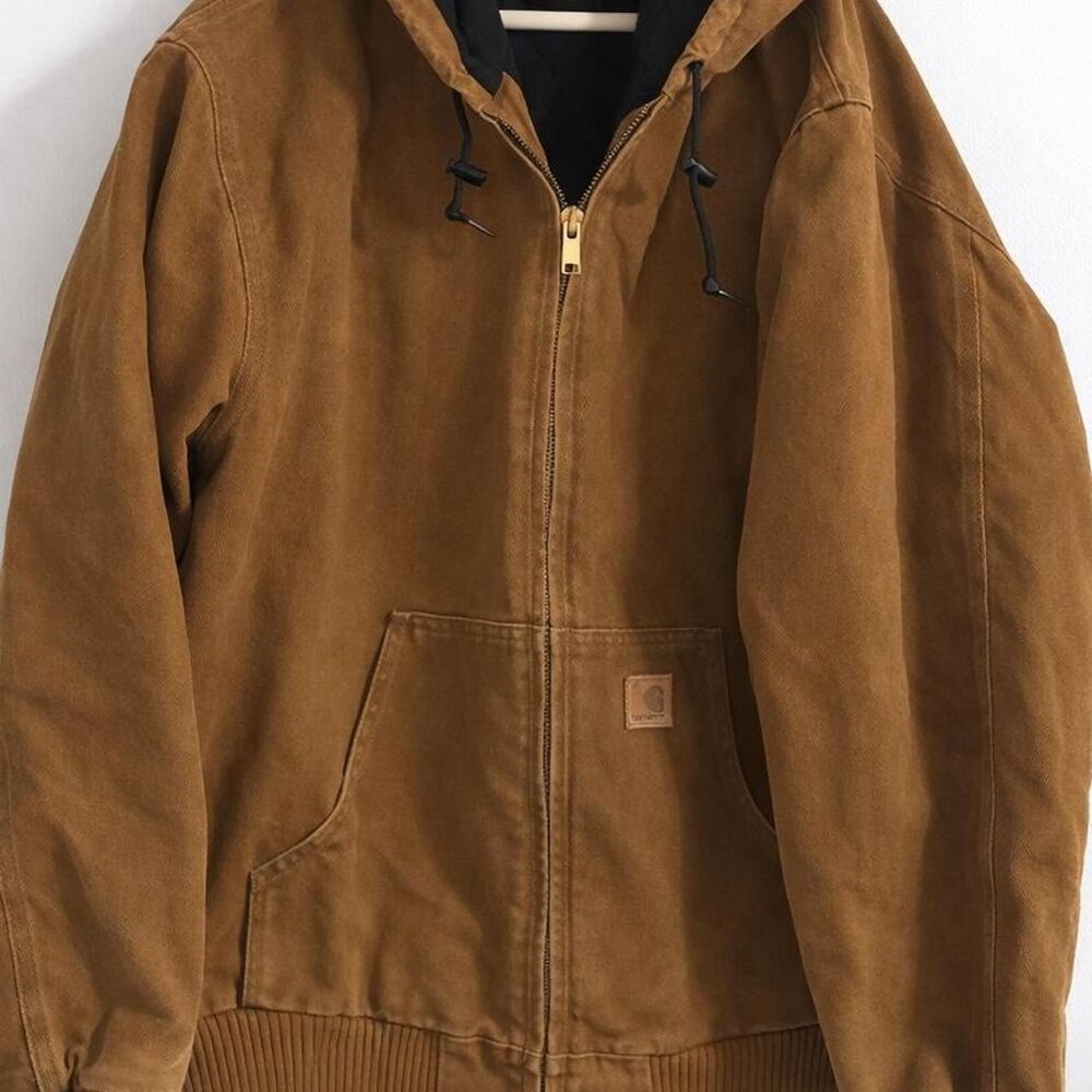 Carhartt Men's Brown and Tan Jacket
